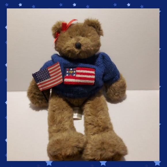 Build A Bear Workshop USA American Flag Bear - Picture 1 of 6